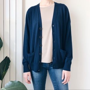 ⚡️ Lynne Hiriak, “Cardigan” Medium in Navy